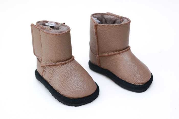 Cizme Copii Piele Naturala Warm Brown [3]