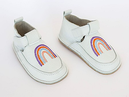 Pantofi - Pantofi Curcubeu alb Uni - Încălțăminte Copii Macco