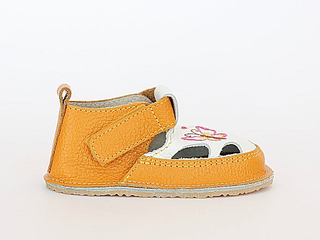 Sandale Mustar cu Alb si Fluture - Încălțăminte Copii Macco [3]