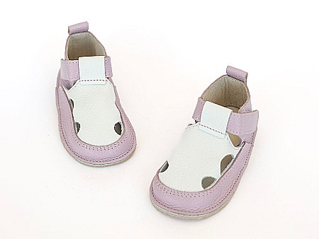 Sandale Mov cu Alb - Детская Обувь Macco [1]
