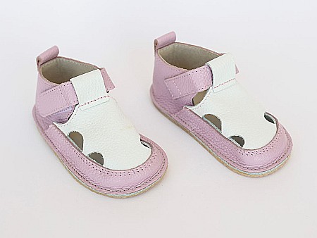 Sandale - Sandale Mov cu Alb - Детская Обувь Macco