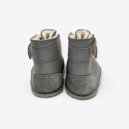 Cizme Bebelusi Piele Naturala All Grey - Încălțăminte Copii Macco [3]