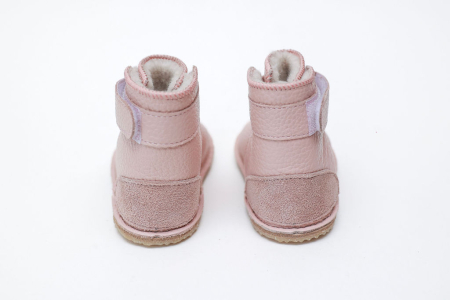 Cizme Bebelusi Piele Naturala Roz Prafuit [3]
