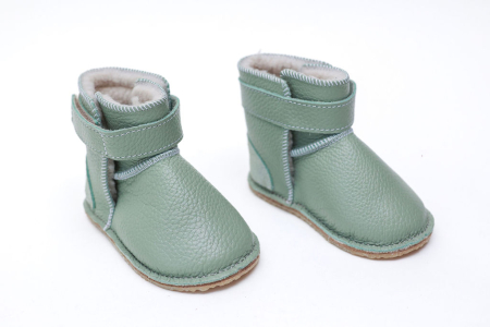 Cizme Bebelusi Piele Naturala Verde [2]
