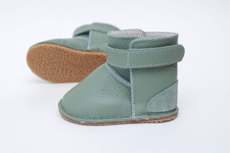 Cizme Bebelusi Piele Naturala Verde [4]