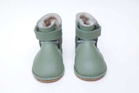 Cizme Bebelusi Piele Naturala Verde [1]