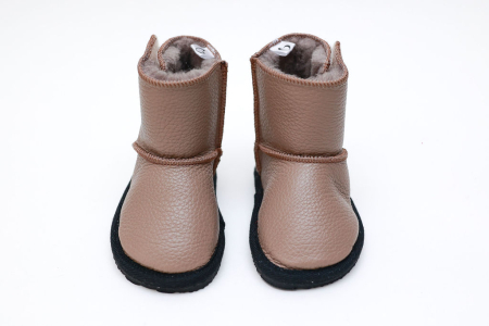 Cizme Copii Piele Naturala Warm Brown [1]