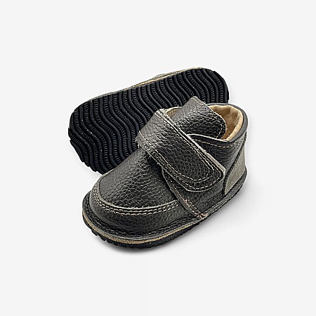 Ghete Copii Piele Naturala Dark Grey - Детская Обувь Macco [1]