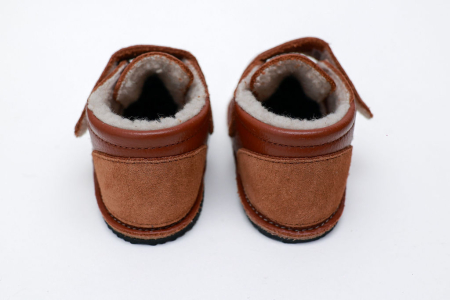 Ghete iarna pentru bebeluși din Piele Naturala Maro [3]