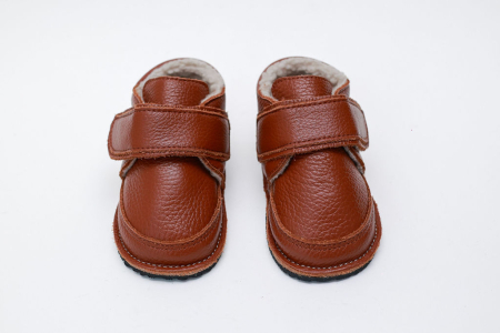 Ghete iarna pentru bebeluși din Piele Naturala Maro [1]