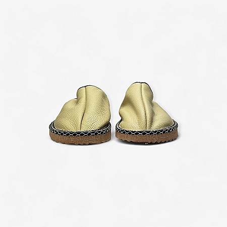 Șlapi - Șlapi de casă din piele naturală - Încălțăminte Copii Macco