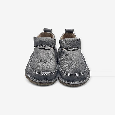 Pantofi - Pantofi Primii Pasi Piele Naturala All Grey - Încălțăminte Copii Macco