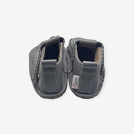 Pantofi Primii Pasi Piele Naturala All Grey - Încălțăminte Copii Macco [1]