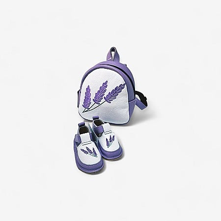 Rucsac + încălțăminte - Rucsac + pantofi de culoare violetă - Încălțăminte Copii Macco