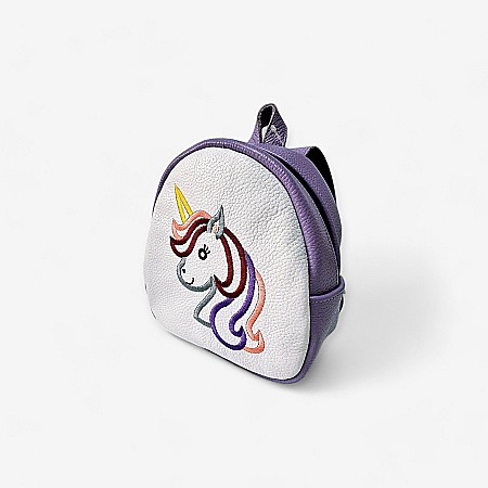 Rucsac - Rucsac din piele naturală cu unicorn - Детская Обувь Macco