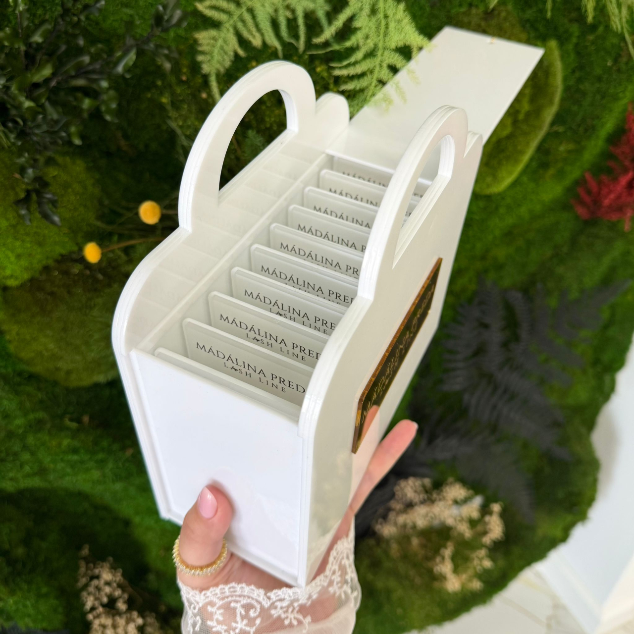 Lash Bag cu 10 palete suport extensii gene [3]