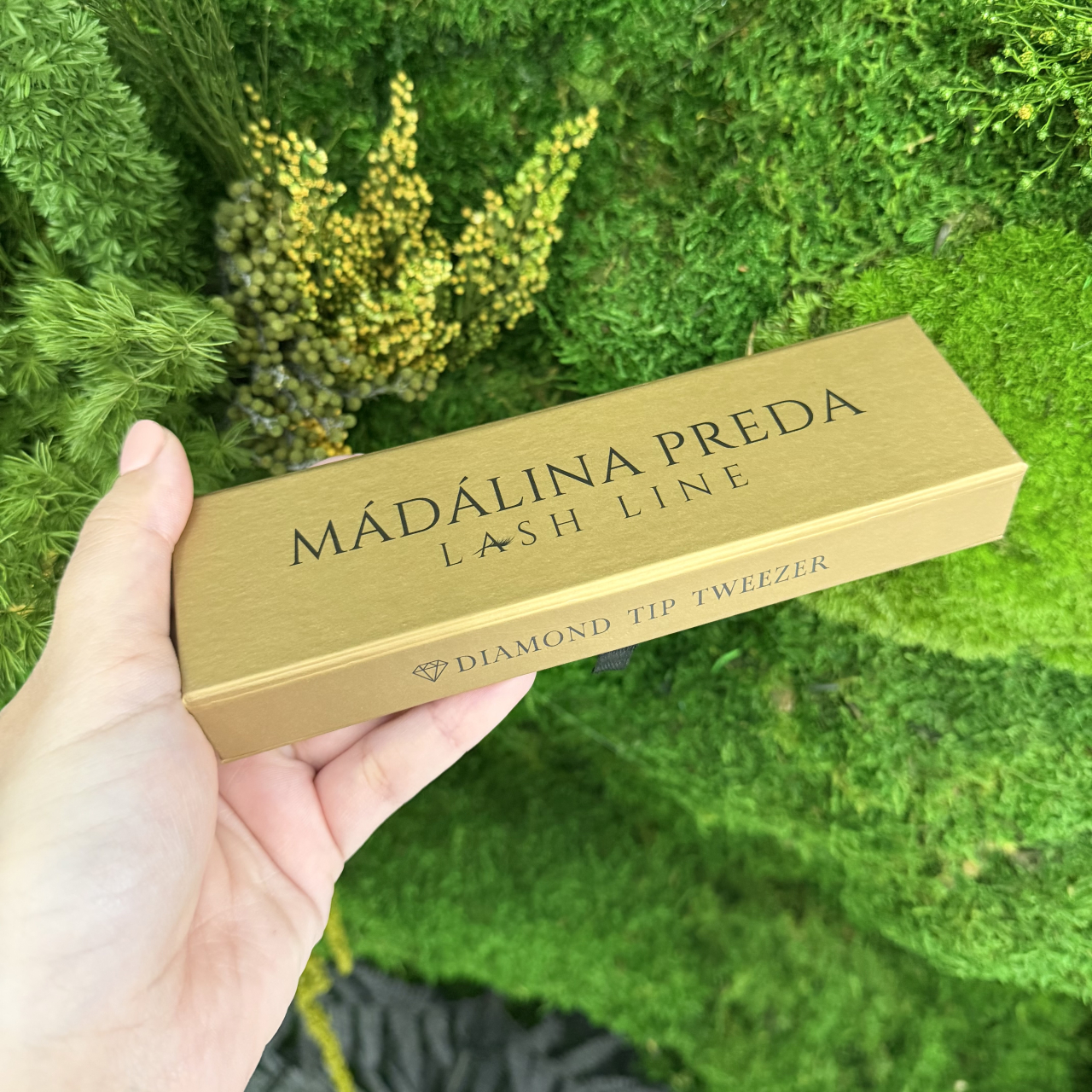 Pensetă dreaptă extensii gene diamond [3]