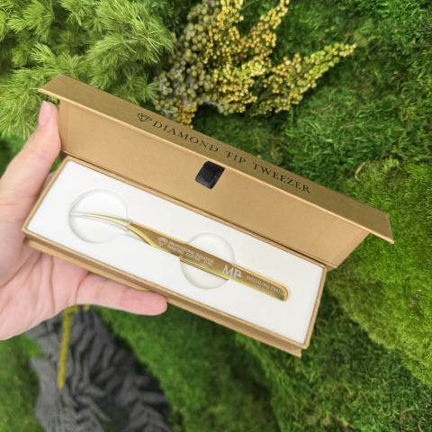 PENSETE - Pensetă curbată extensii gene diamond