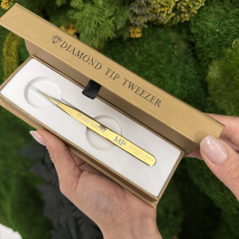 PENSETE - Pensetă dreaptă extensii gene diamond