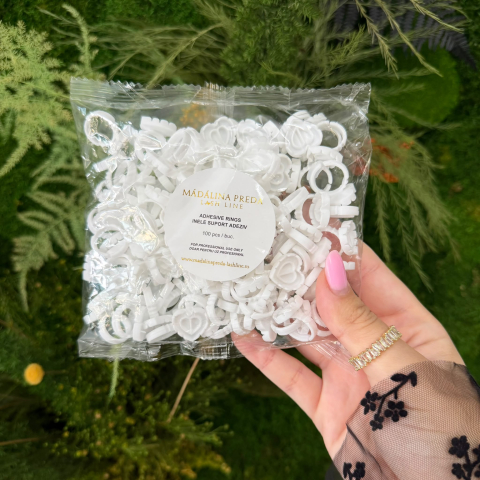 CONSUMABILE - Suport adeziv inel - Set 100 bucăți - Madalina Preda Lash Line