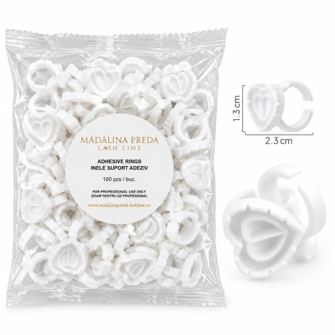 CONSUMABILE - Suport adeziv inel - Set 100 bucăți - Madalina Preda Lash Line