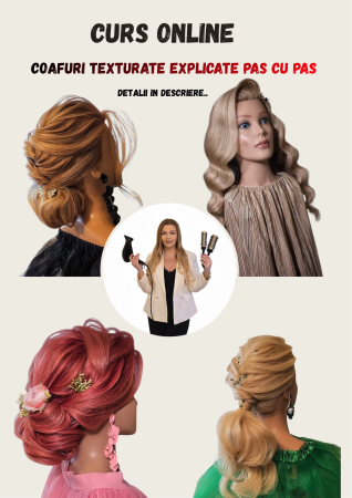 CURSURI ONLINE - CURS ONLINE ( 4 COAFURI TEXTURATE PAS CU PAS ) - Copie