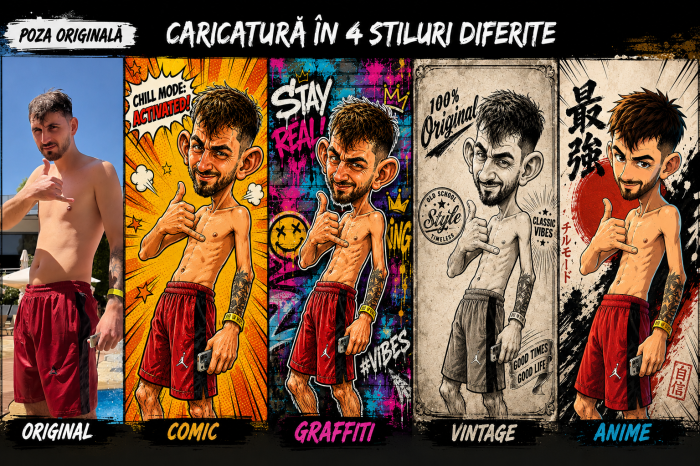 Caricatura personalizata dupa poza - Made in PTM [2]