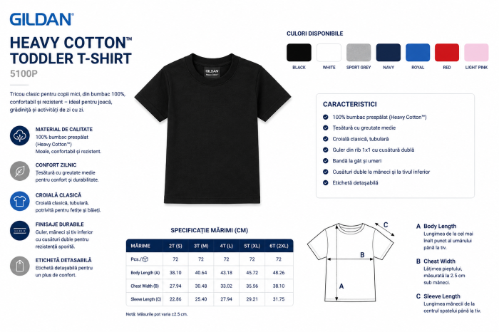 Gildan HEAVY COTTON™ TODDLER T-SHIRT - Gildan [2]