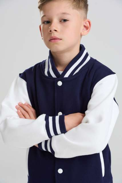 Jachetă varsity pentru copii - Just Hoods [3]
