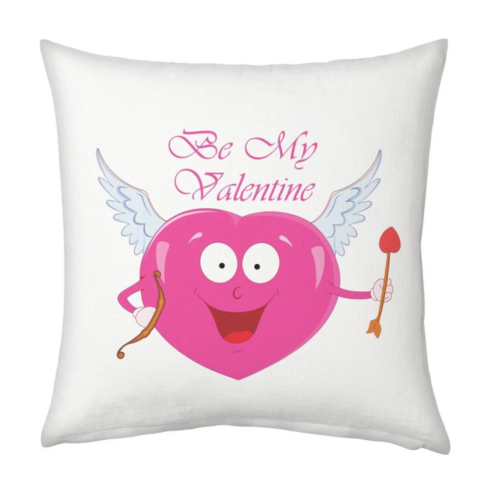 Perna personalizata alba 40x40 [4]