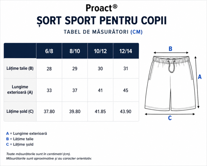 Șort sport pentru copii - Proact [2]
