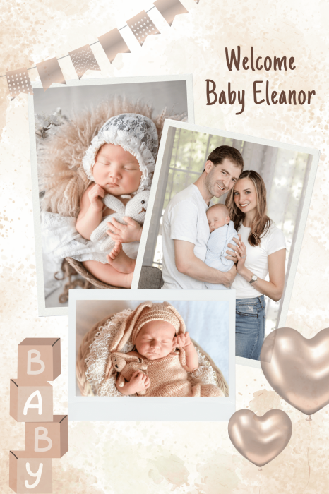 Tablou personalizat "baby moments" 3 poze [2]