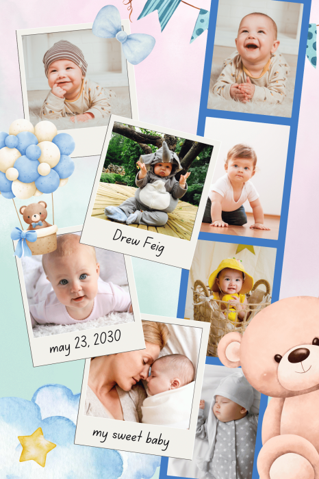 Tablou personalizat "baby moments" 8 poze [2]