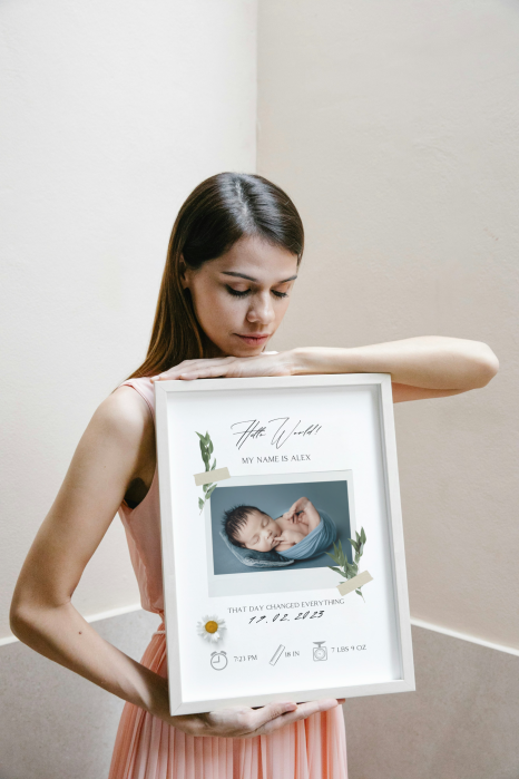 Tablou personalizat "baby moments" new born [2]