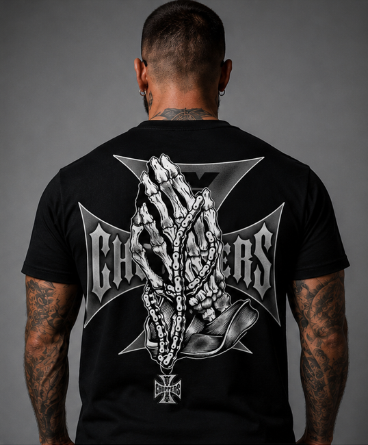 Tricou Biker Choppers Prayer - Made in PTM [2]