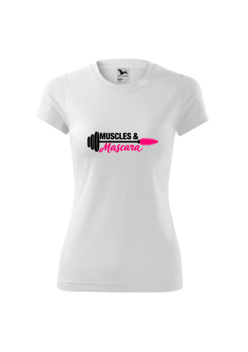 Tricou Damă Muscles & Mascara Fitness | MadeInPTM [2]