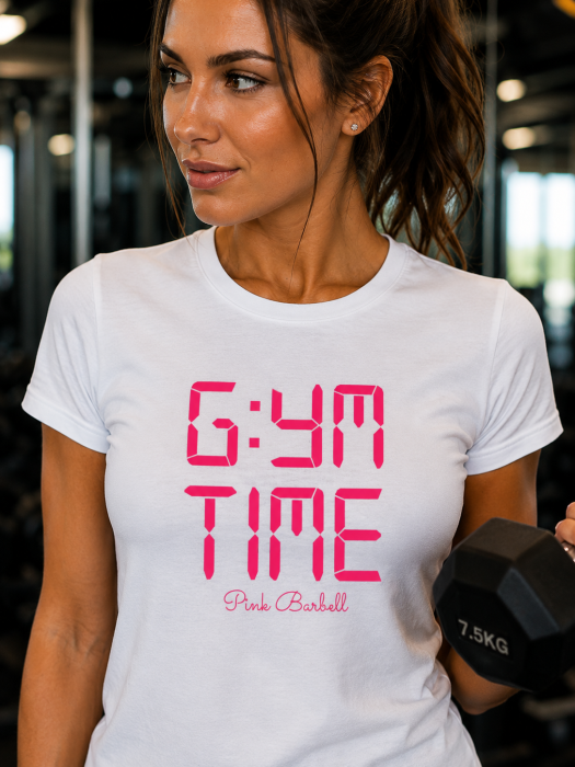 Tricou Damă Gym Time Fitness Pink | MadeInPTM [4]