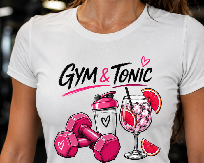 Tricou Damă Gym & Tonic Fitness Funny | MadeInPTM [3]
