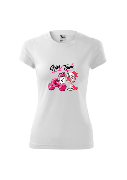Tricou Damă Gym & Tonic Fitness Funny | MadeInPTM [5]