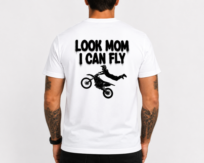Tricou Enduro Look Mom I Can Fly - Made in PTM [4]