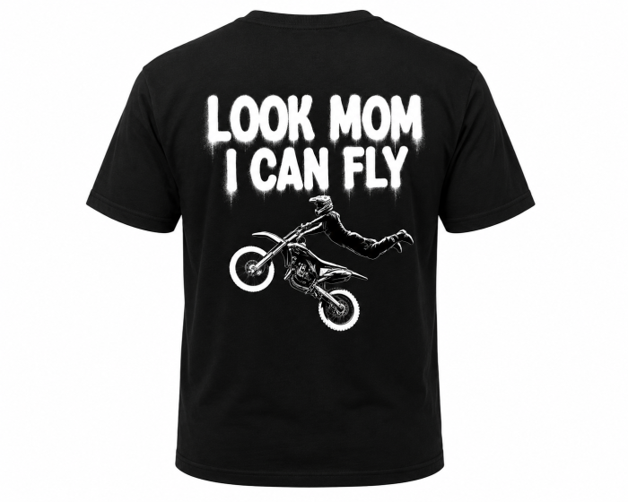 Tricou Enduro Look Mom I Can Fly - Made in PTM [3]