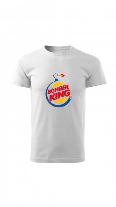 Tricou funny Bomber King [2]