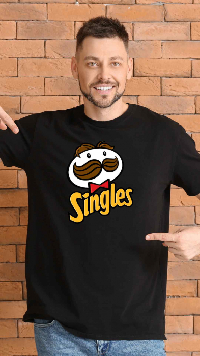 Tricou funny Singles [4]