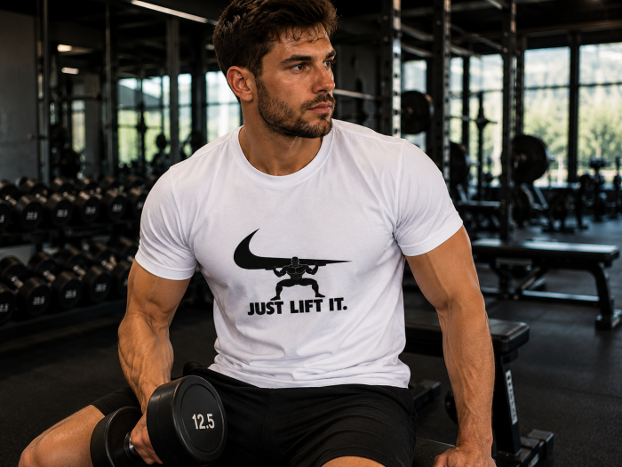 Tricou Gym Barbati Just Lift It [2]