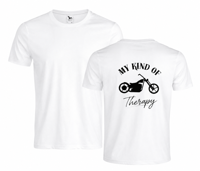 Tricou Moto My Kind of Therapy - Made in PTM [2]