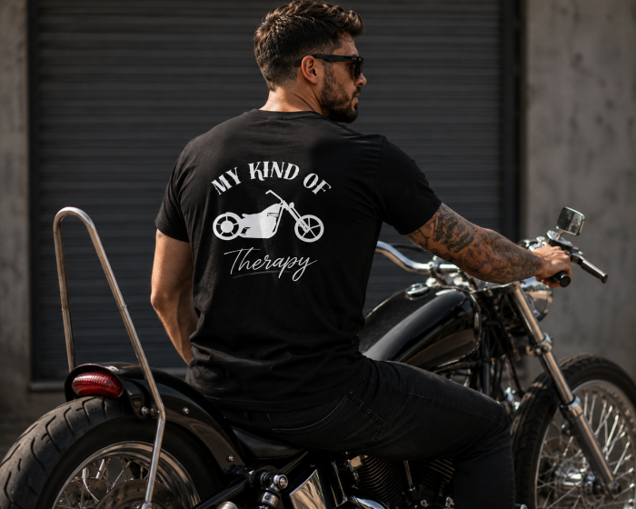Tricou Moto My Kind of Therapy - Made in PTM [4]