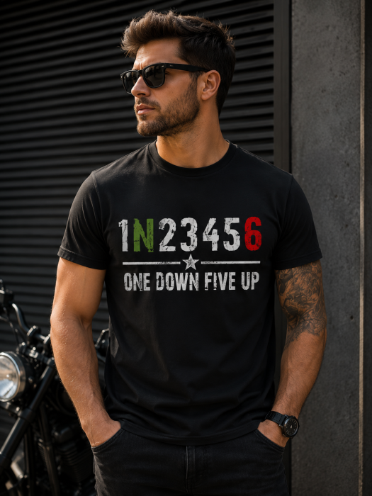 Tricou Moto One Down Five Up - Made in PTM [2]