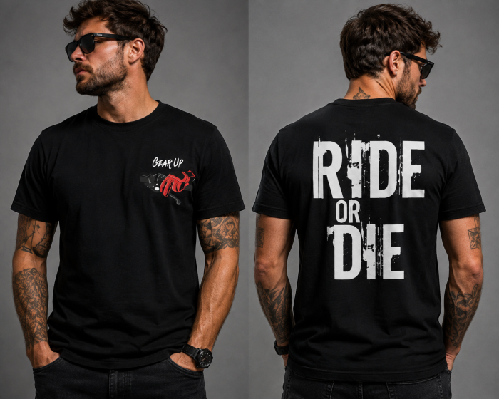 Tricou Moto Ride or Die - Made in PTM [2]