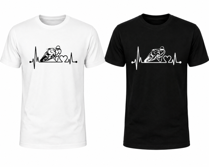Tricou Moto Rider Heartbeat - Made in PTM [2]
