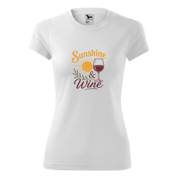 Tricou Sunshine & wine [2]